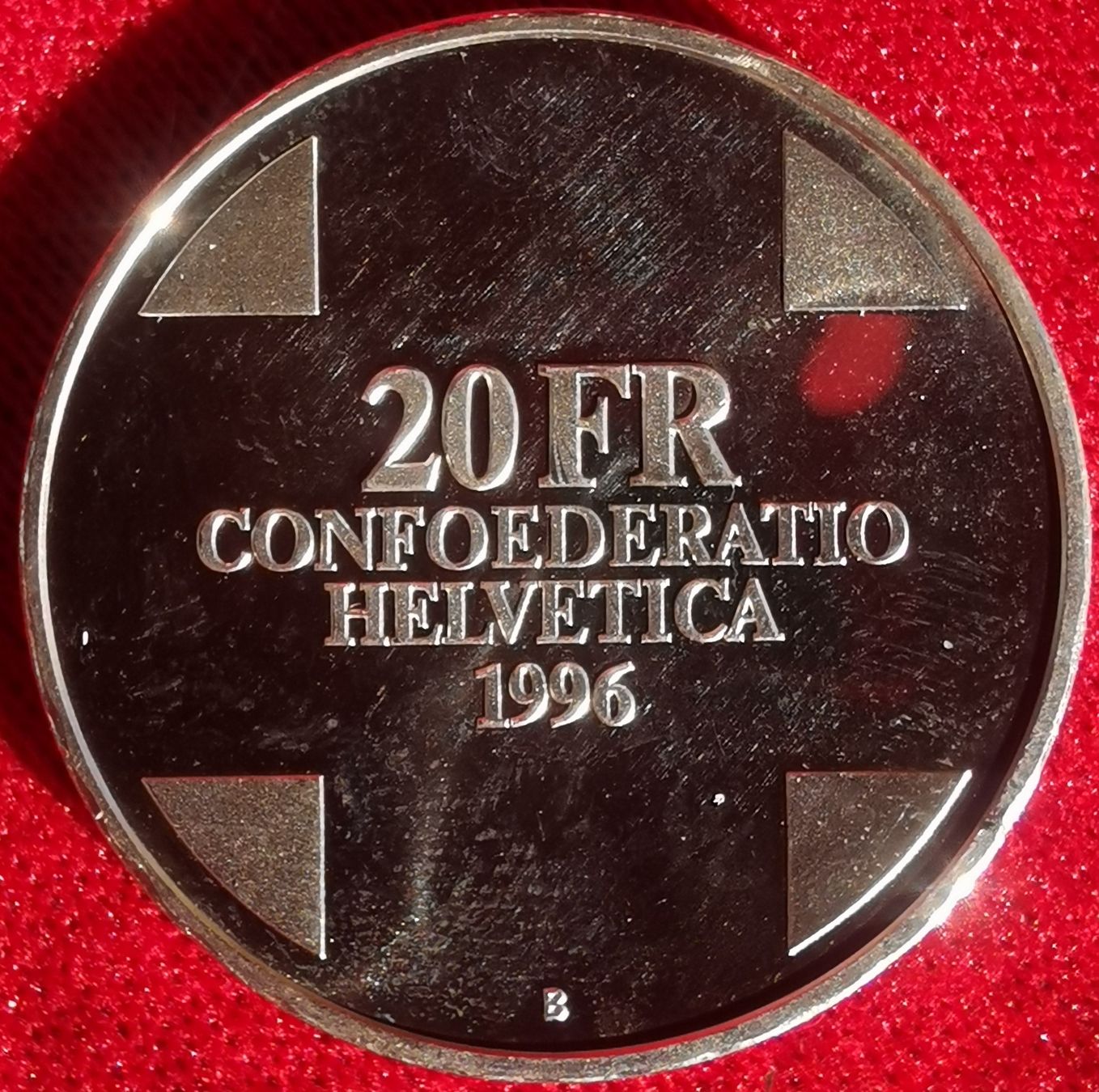 Tutti le monete: 20 Franken 1996 Riese Gargantua Silber – Usato da Küssnacht am Rigi venduto da Gold_und_mehr 1