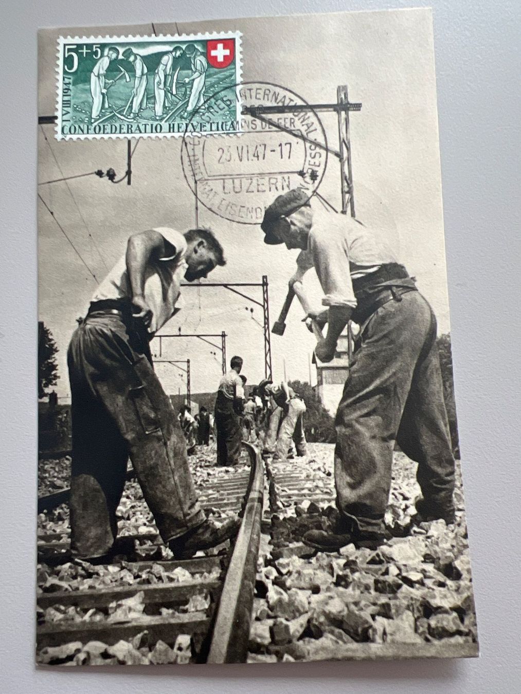 Tutti i francobolli: 1947 PP Selte Maximumkarte Sonderstempel – Usato da Buchrain venduto da wmm