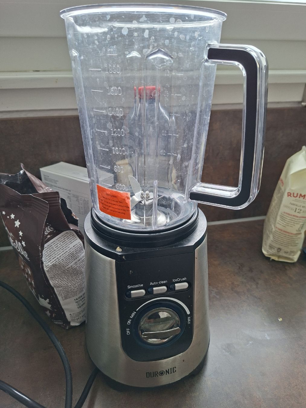 Appareils de cuisine: Frullatore Duronic con caraffa in plastica, usato – D'occasion à Reinach AG par ley_v8k8
