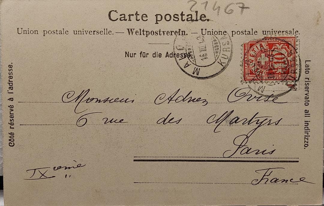 Cartoline postali: Lago di CAVIOCCIO presso Maloggia – Usato da Delémont venduto da Domdom1 1