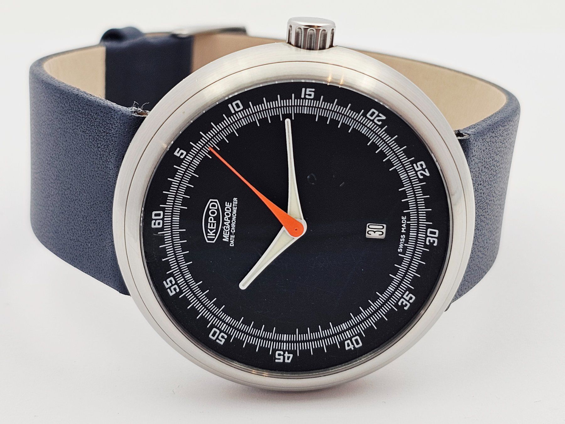 Uhren: Ikepod Megapode Date Automatic Marc Newson Design Limitiert – Gebraucht aus Bassersdorf von AnkerWatch