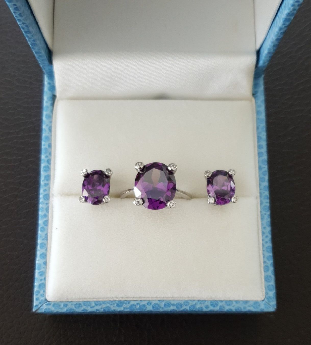 Anelli: Silber 925 Amethyst Ring - Neu – Nuovo e nell'imballaggio originale da Uetikon am See venduto da Coralreef 7