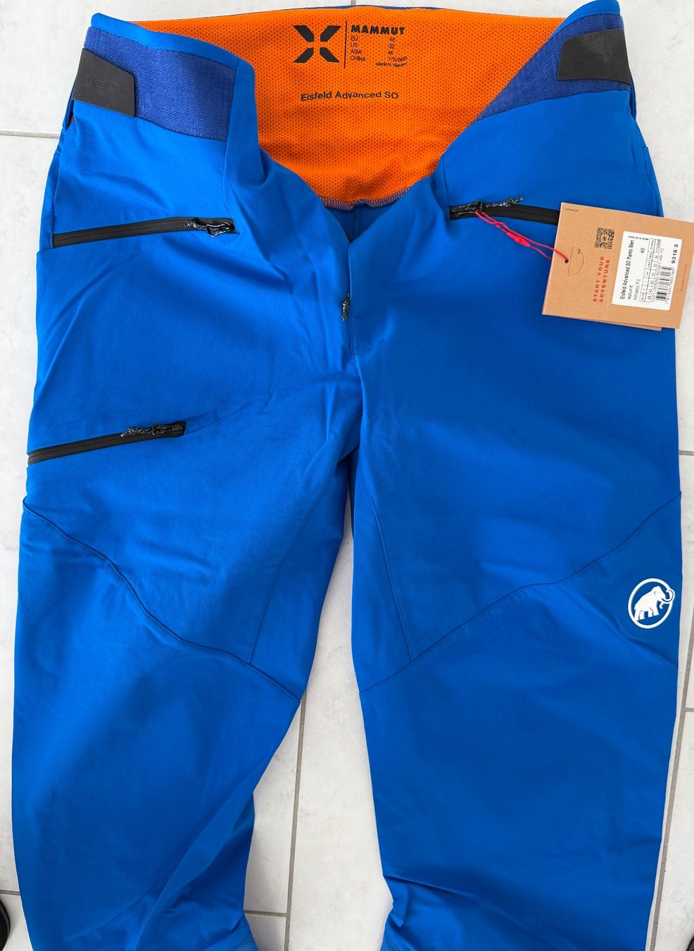 Mammut Pantaloni: Mammut Eisfeld Advanced SO Hose, Herren, Grösse 48 – Nuovo e nell'imballaggio originale da Studen BE venduto da Ironbonehead 7