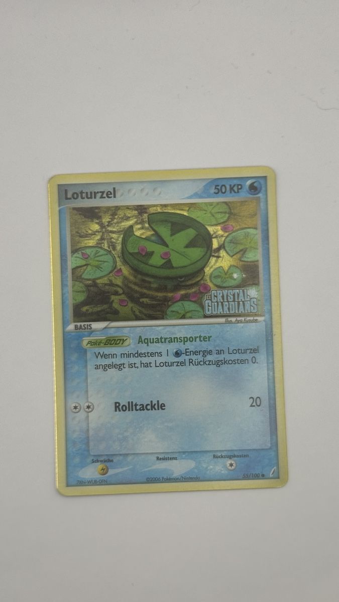 Pokémon Carte collezionabili: Loturzel Ex Crystal Guardians Holo reverse 55/100 – Usato da Belprahon venduto da Rob_ain