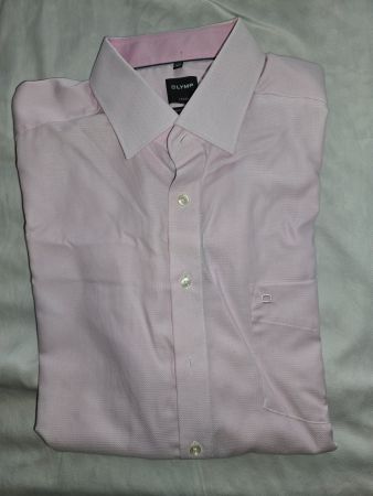 Chemise Olymp Luxor, 17 3/4 XXL, 45, rose pâle