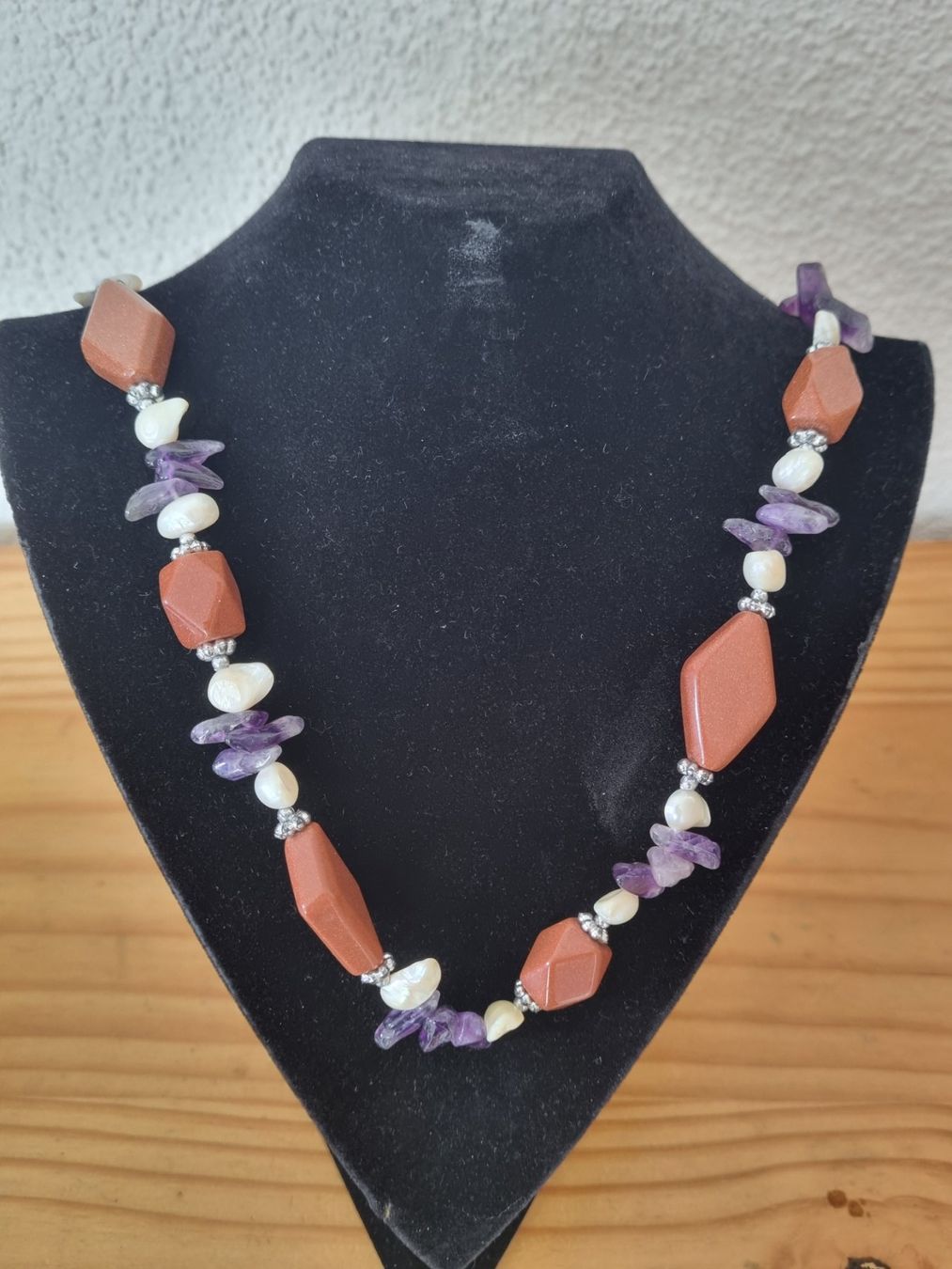Ketten: Wunderschöne Edelsteinkette Vintage – Neu (gemäss Beschreibung) aus Nottwil von Janny77