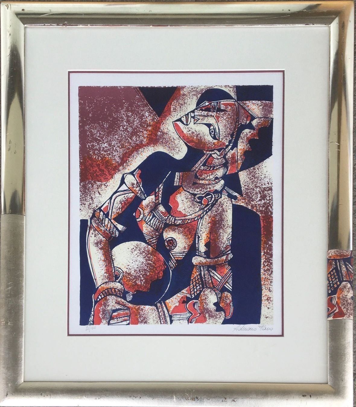 Grafica & Litografie: ADRIANO VAVA 1940 MIT RAHMEN – Usato da Gersau venduto da grafik-kunst