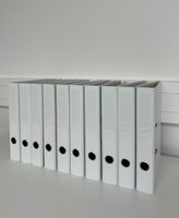 Weisse Büroordner A4 im 10er-Set