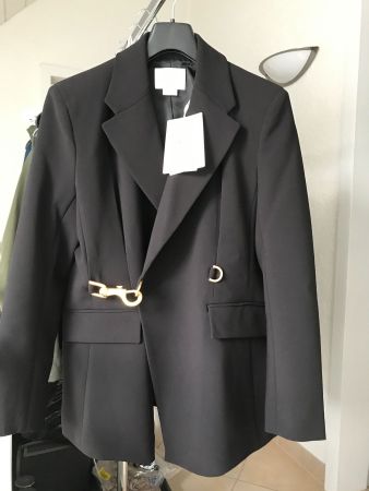 MISS SIXTY Blazer /Jacket mit Kette XS in Schwarz
