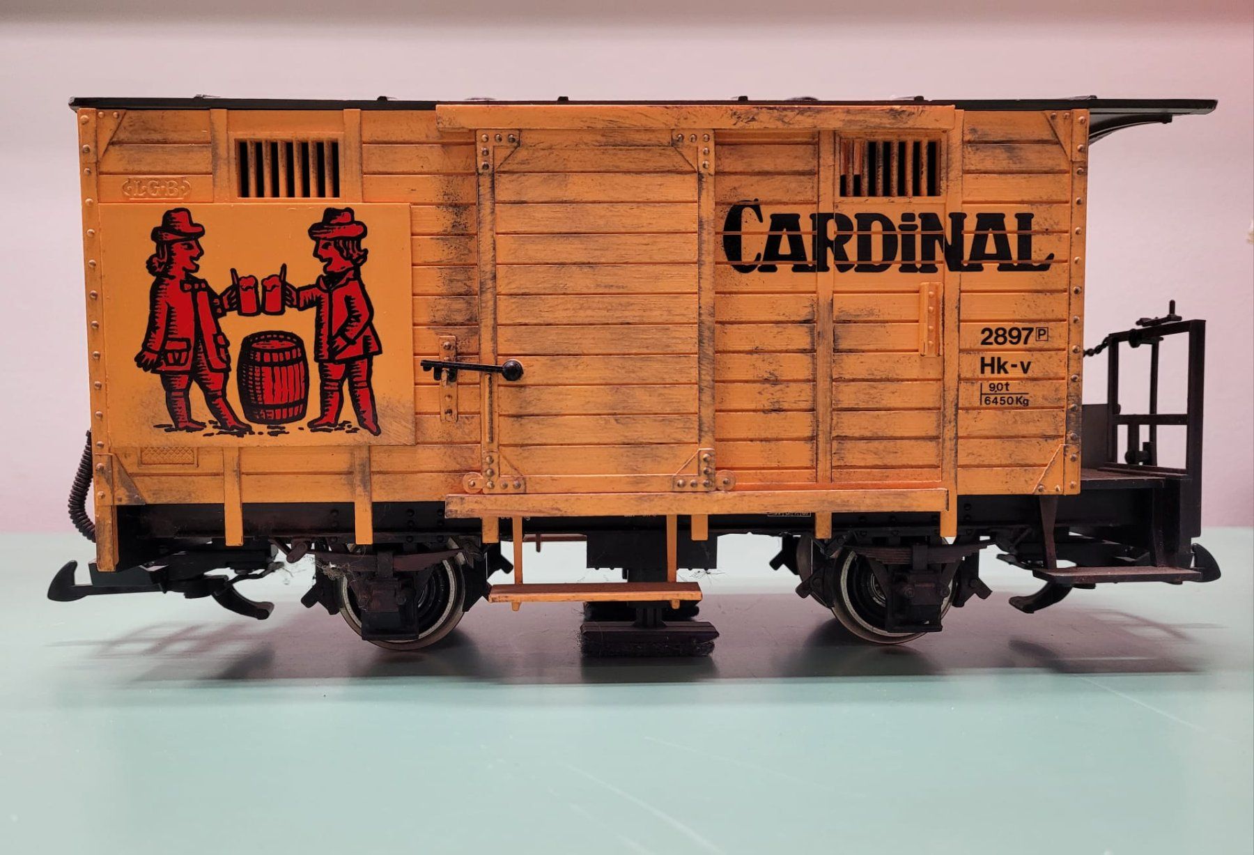 LGB Modellini di ferrovie: Cardinal Wagon, LBG 4031, G – Usato da Perlen venduto da AhvidEvG