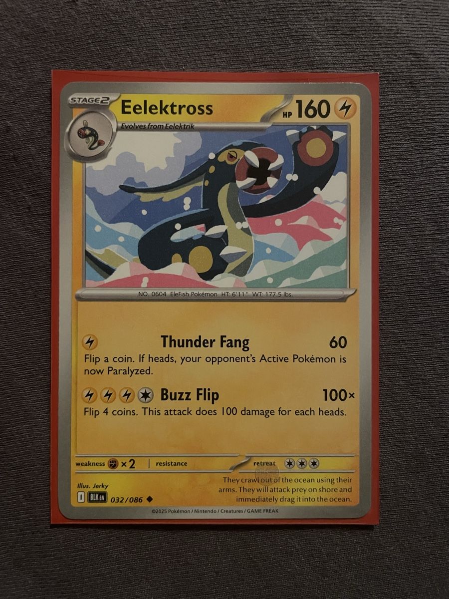 Pokémon Carte collezionabili: Eelektross – Nuovo (secondo la descrizione) da Lenk im Simmental venduto da banane50626
