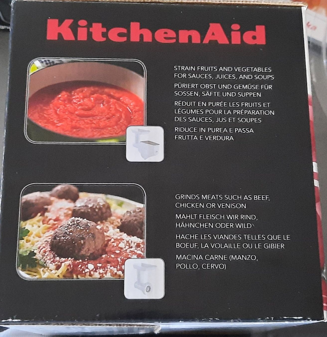 Kitchenaid Elettrodomestici da cucina: Hachoir à Viande KitchenAid Accessoire Robot – Nuovo e nell'imballaggio originale da Cornaux NE venduto da petitpied 2