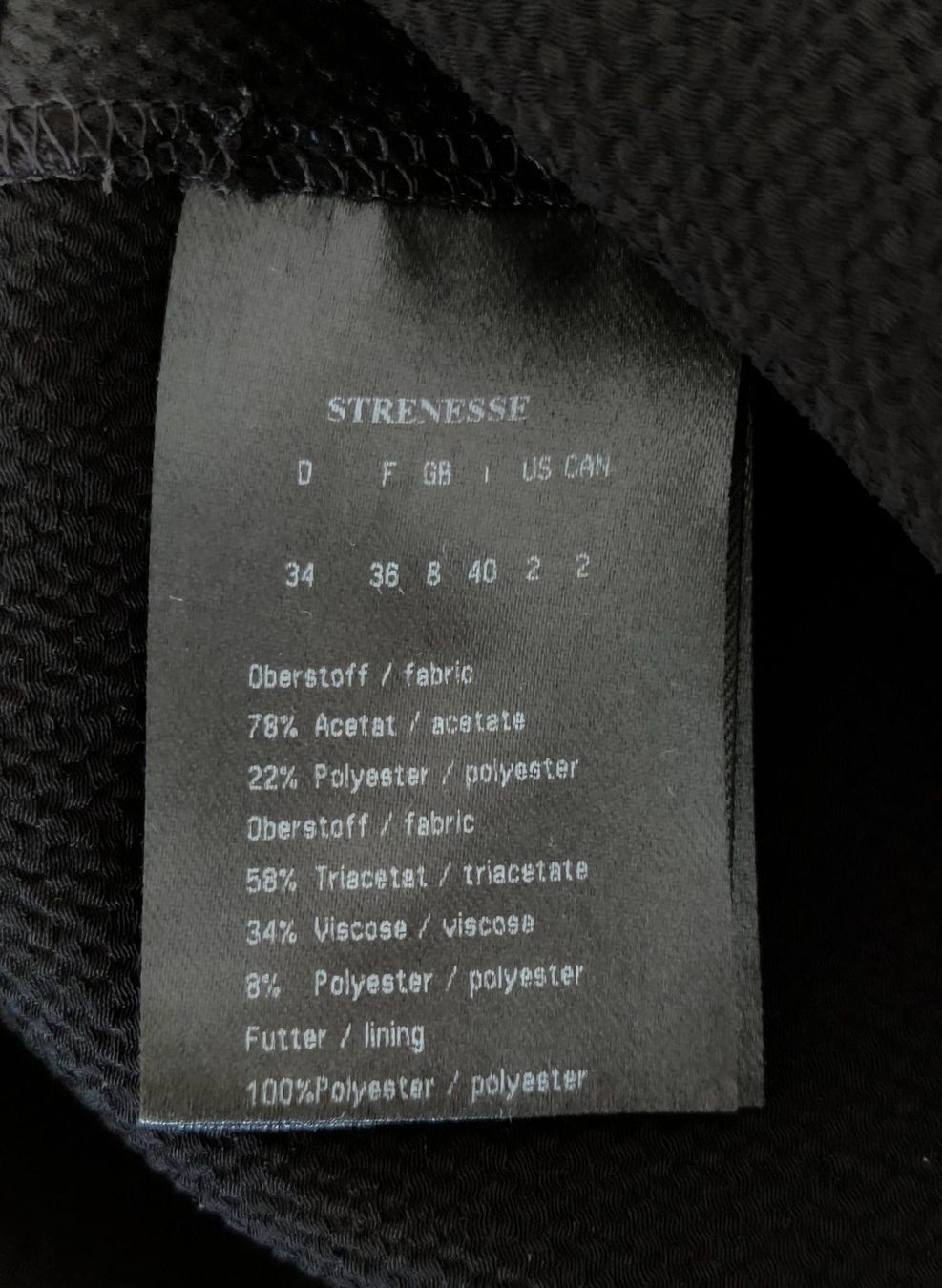 Strenesse Kleider: STRENESSE Etui-Kleid Schwarz Gr.34 – Gebraucht aus Winterthur von Lotusherz 6