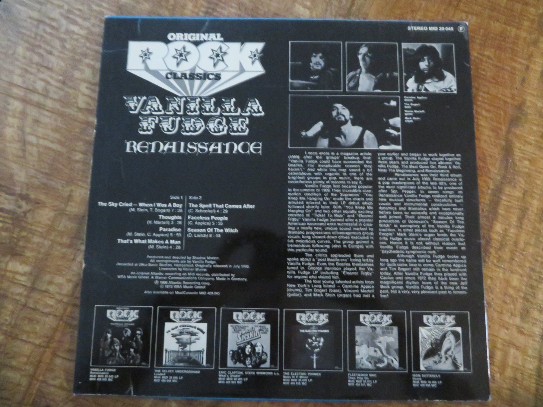 Dischi in vinile: VANILLA FUDGE RENAISSANCE – Nuovo (secondo la descrizione) da Zürich venduto da max_cp5f 1