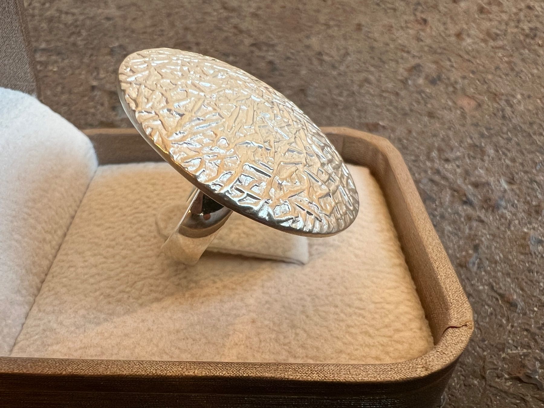 Anelli: Designer Ring - Grösse:  54 - Ringkopf Ø 3cm 925 Silber – Nuovo (secondo la descrizione) da Bern venduto da Jiffy 1