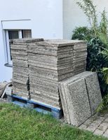 Waschbeton-Gartenbodenplatten
