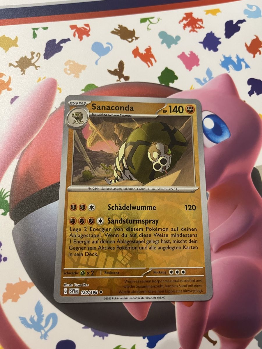 Pokémon Carte collezionabili: Sanaconda 120 Reverse Holo SVI – Usato da Aarburg venduto da Barnetta07