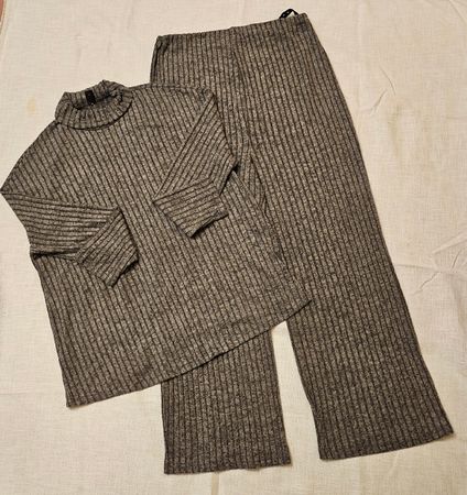 SHEIN Strick-Set 2-teilig Pullover & Hose Gr. L