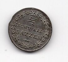 (2060) Graubünden, ½ Batz, 1820, top stgl