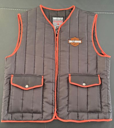 Gilet mit edler Harley-Davidson Stickerei, Grösse M