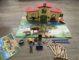 Schleich 42407 - Grande Ferme "Farm World" avec animaux