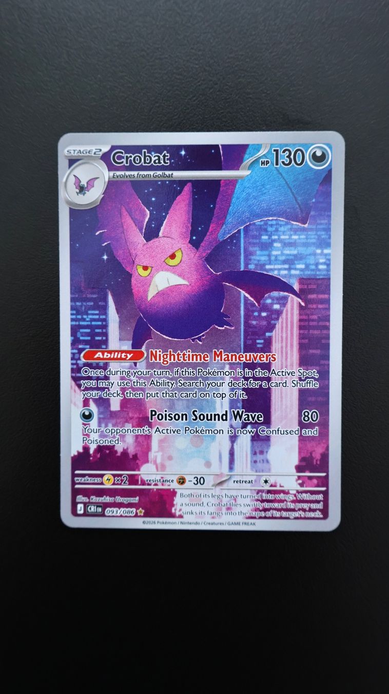 Pokémon Carte collezionabili: Pokémon Crobat #93 – Nuovo e nell'imballaggio originale da Obfelden venduto da vivialexandra