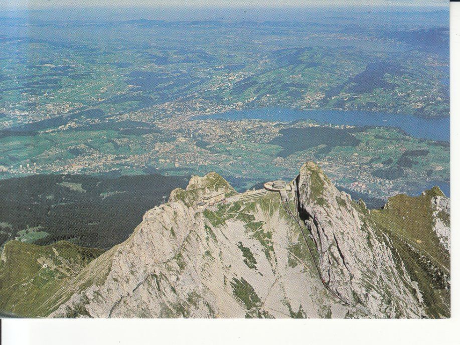 Cartoline postali: Pilatus Kulm ca. 1980 – Usato da Bürglen TG venduto da StampGraf