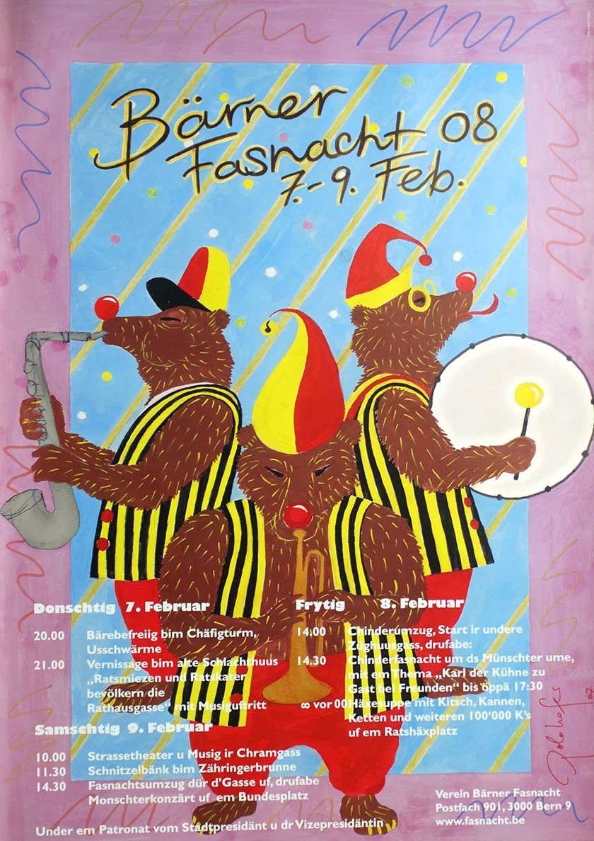 Foto & Immagini: Bärner Fasnacht – Usato da Bern venduto da Vintage-Art-Poster 3