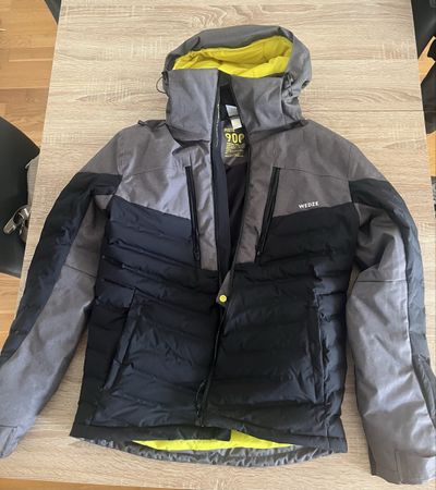 Wedze Skijacke Modell 900 schwarz grau Grösse L