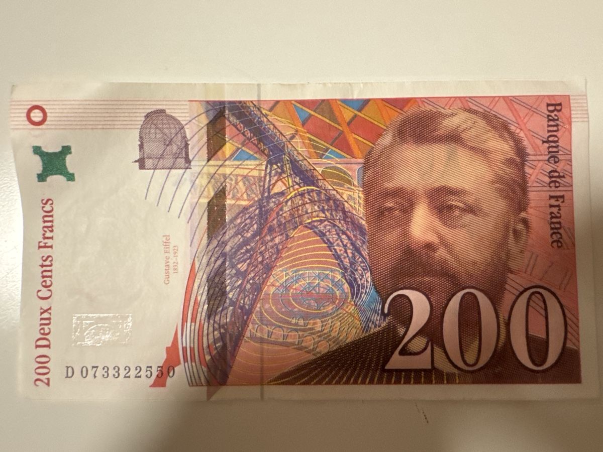 Banknoten: 200 Francs 1999 – Gebraucht aus Massagno von ilm_vd96