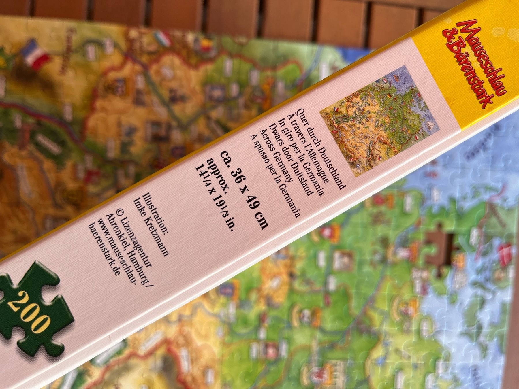 Ravensburger Puzzles: Ravensburger Puzzle Deutschland 198 Teile – Gebraucht aus Zürich von Gurkis 2