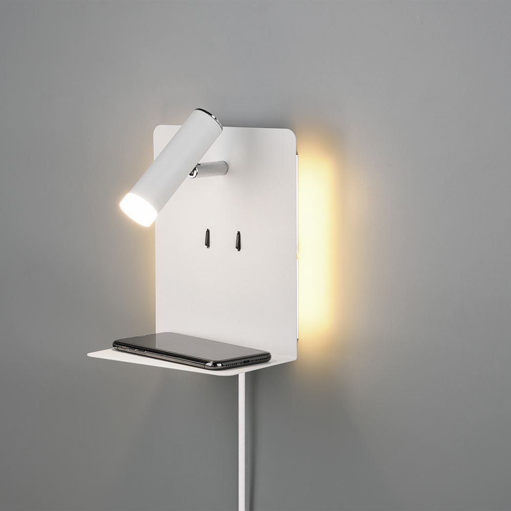 Lampen: LED Wandleuchte, Weiss, 16 cm x 20 cm – Neu (gemäss Beschreibung) aus Kreuzlingen von Smart-Light