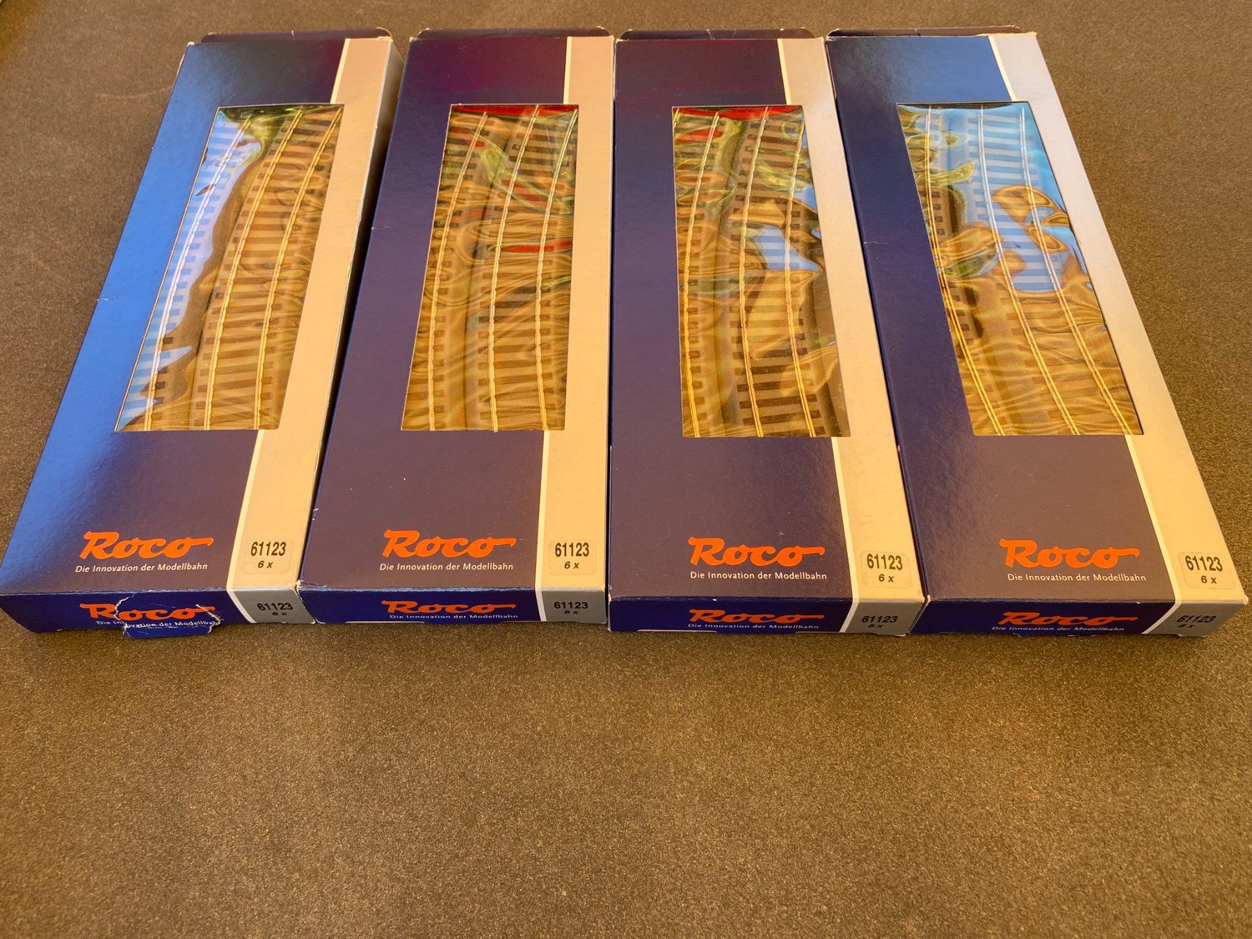 Roco Modelleisenbahnen: Roco Modellbahn gebogene Gleise 61123 / 4Pack – Gebraucht aus Wohlen AG von Kusy77 1