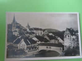 Ansichtskarte Baden mit Landvogteischloss ca. 1910