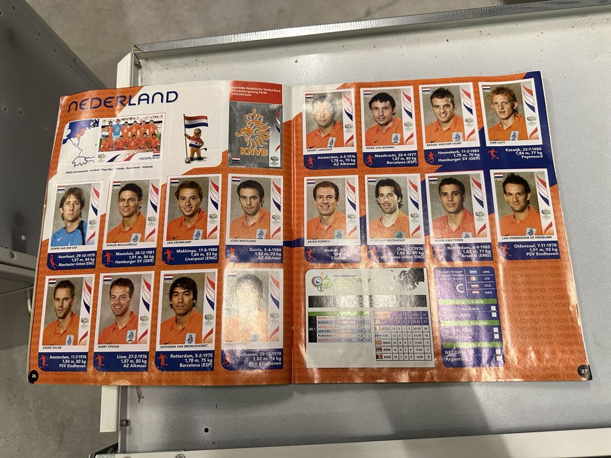 Panini Album: Panini WM 2006 Sticker Album – Usato da Chur venduto da Sim7000 5