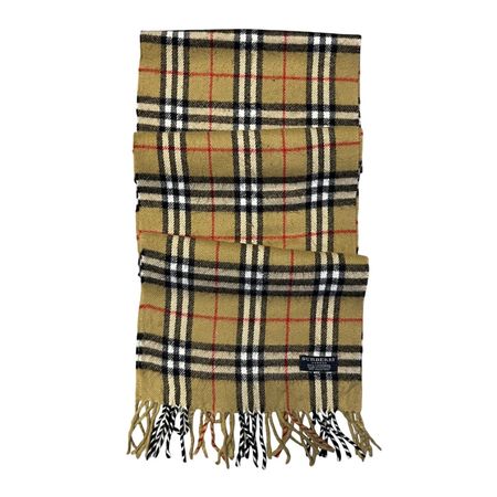 Vintage Burberry Scarf 100% Lambswool