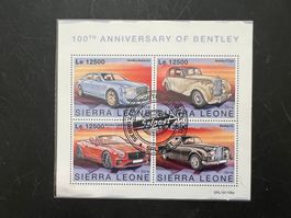Sierra Leone 2019  Old Cars Bently Block gest.  (A561)