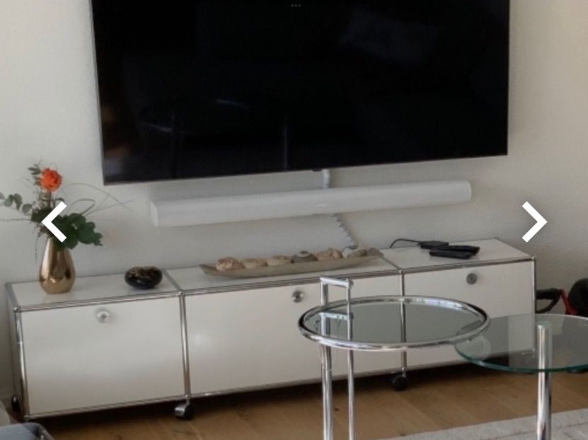 USM Mobili TV: USM  TV Lowboard  Weiss Lieferung Gratis – Usato da Thun venduto da Thuno6 3