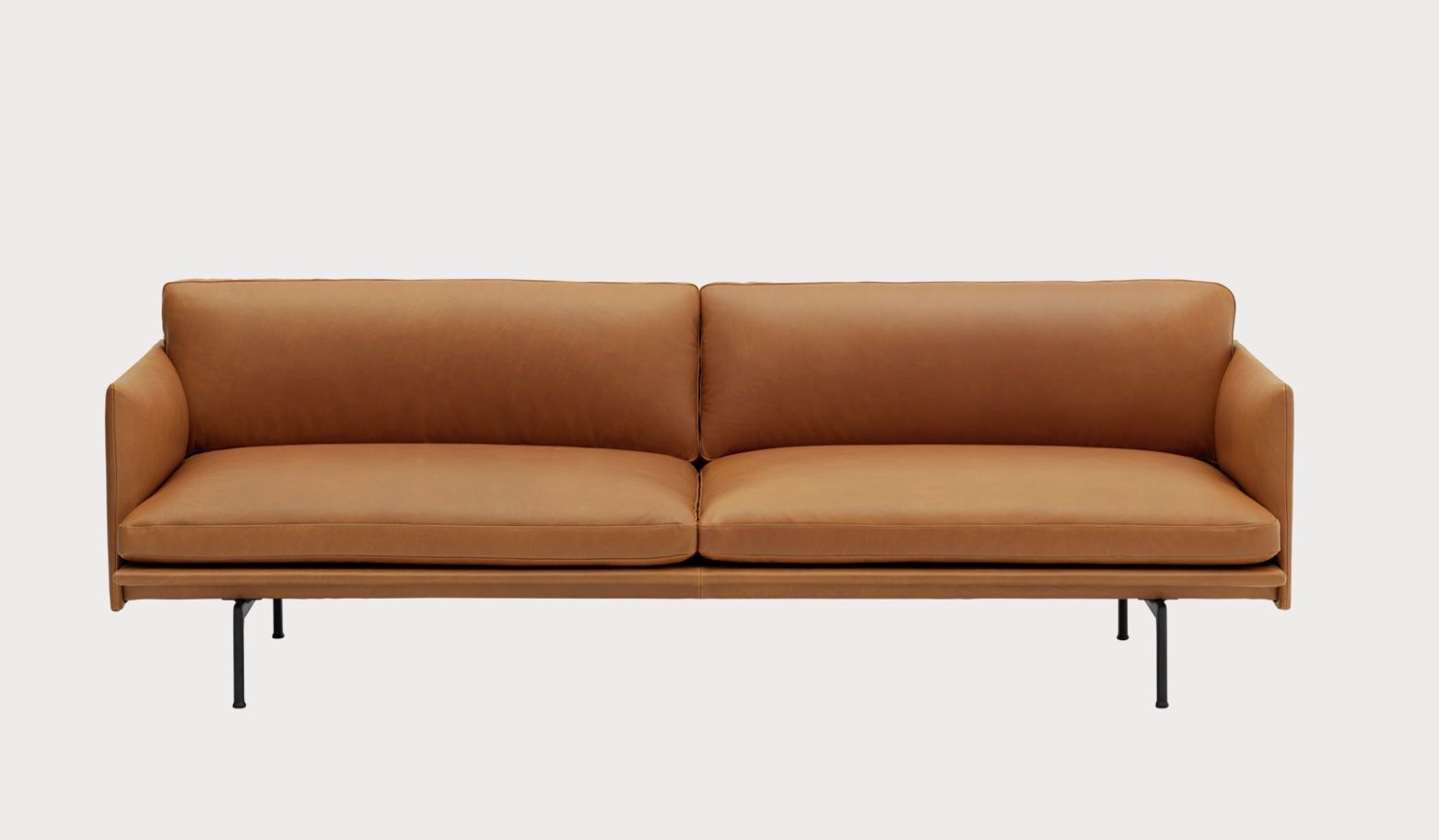 Muuto Divani: Muuto Ledersofa Outline – Usato da Zürich venduto da megr 4