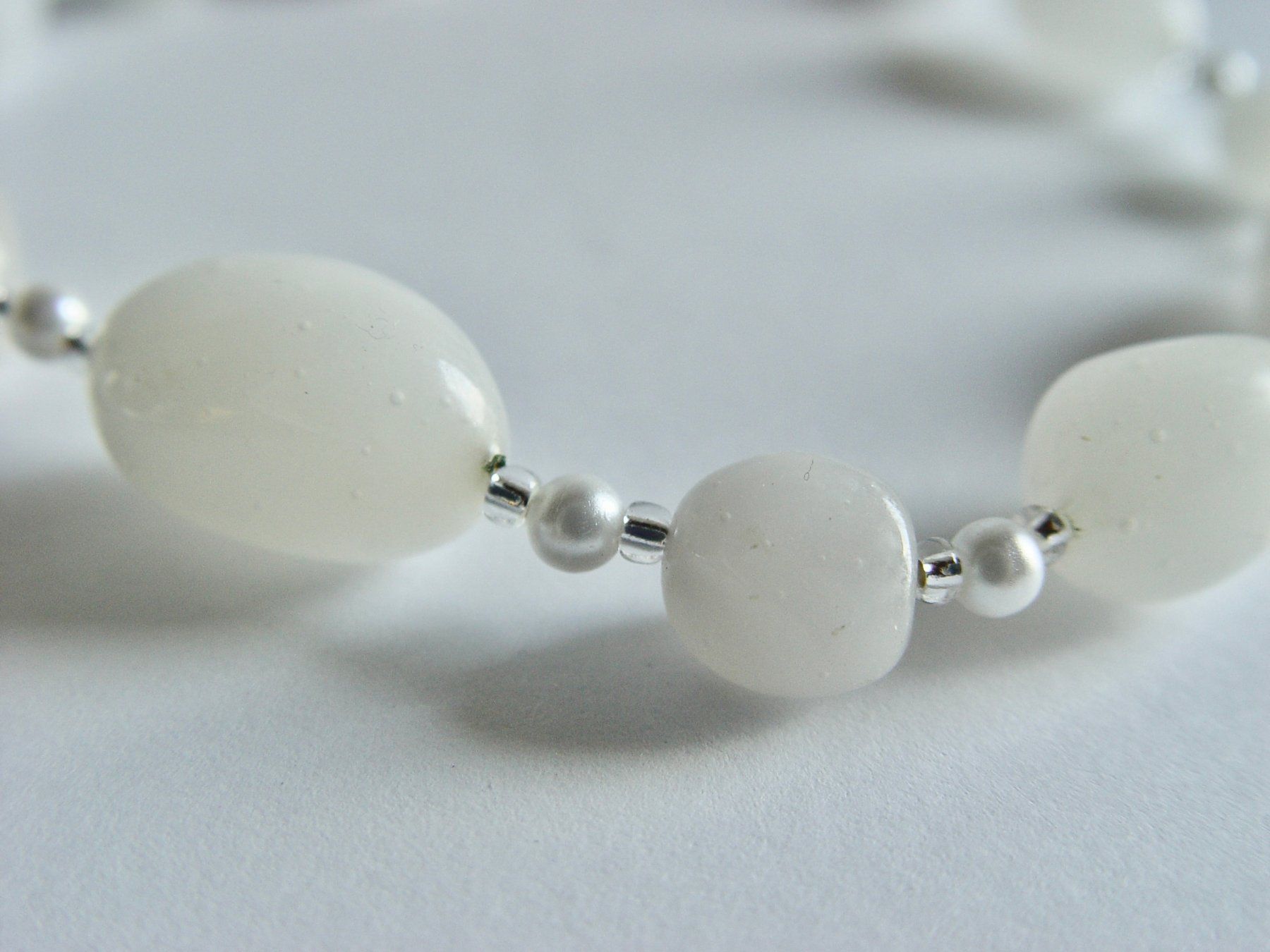 Colliers: Vintage Modeschmuck Kette aus Glas – D'occasion à Henggart par gernli 3