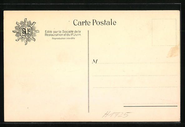 Cartoline postali: Geneve, Soldat mit schweizer Nationalfla – Usato da Berlin venduto da bartko-reher 1