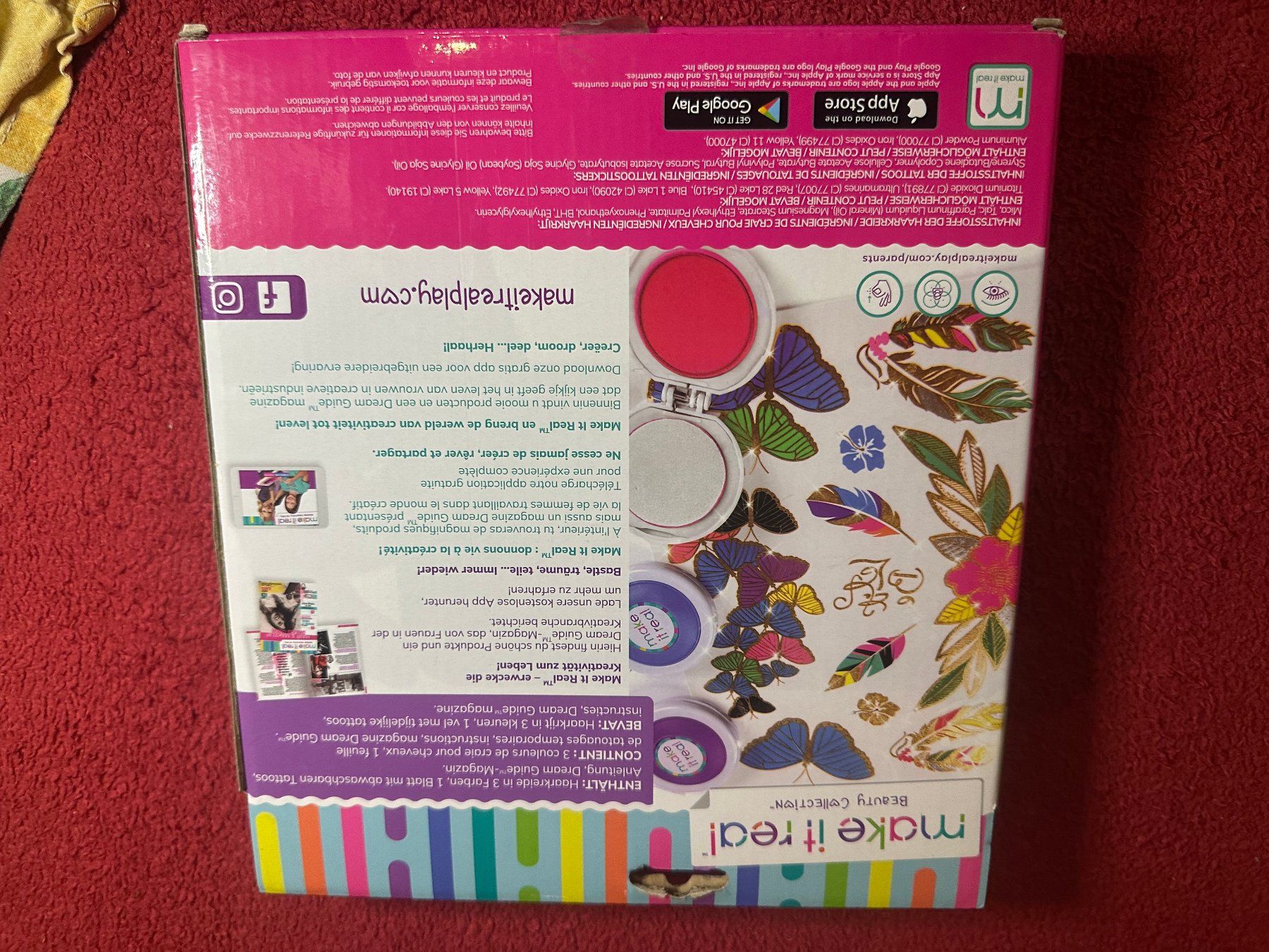 Accessori per capelli: Make it Real - Bunter Haarschmuck & Tattoo Set – Nuovo (secondo la descrizione) da Nesselnbach venduto da sir.lanzelot 1