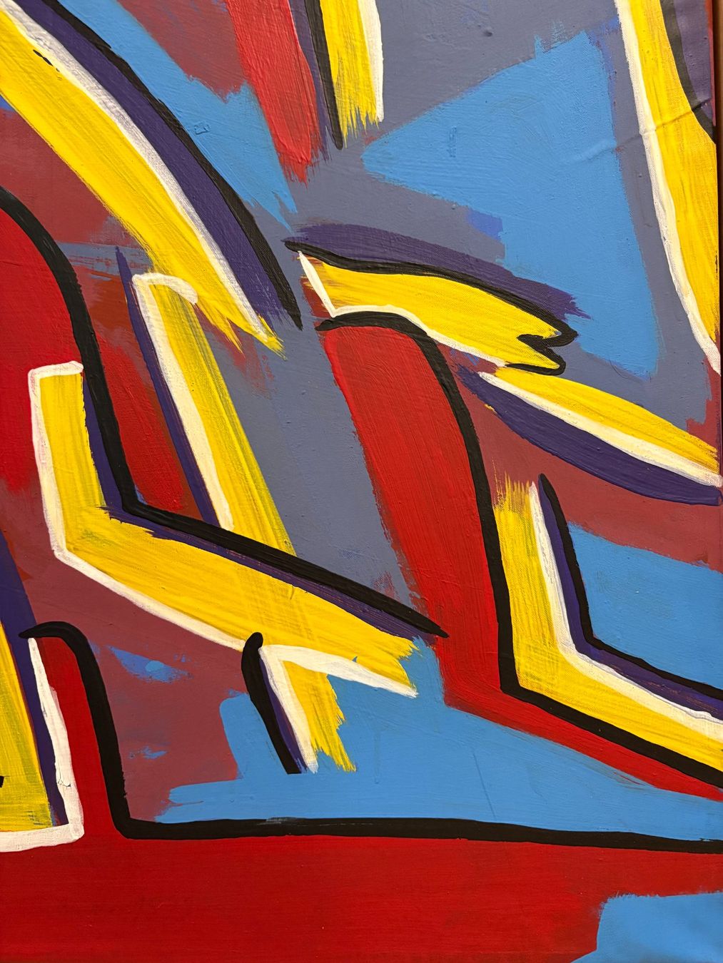 Gemälde: 78x118/ handgemaltes Acryl Gemälde – Gebraucht aus Ottenbach von TimelessEmotions. 7