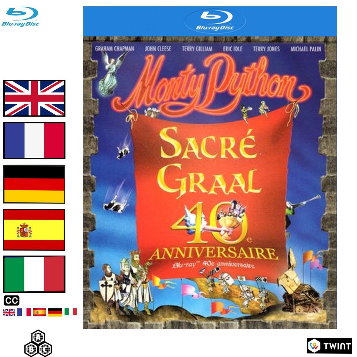 Tutti i DVDs: Monty Python Sacré Graal ! (1975) - Blu-ray – Usato da Semsales venduto da __Florian__
