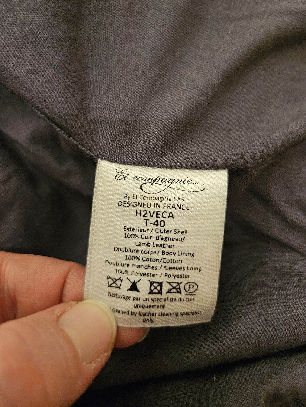 Jacken: Veste cuir véritable Et Compagnie T.40 – Neu (gemäss Beschreibung) aus Mühleberg von Eliboub 7