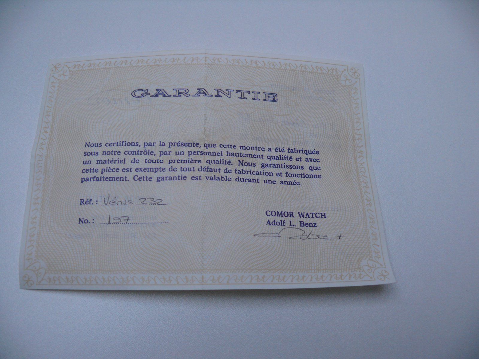 Orologi: COMOR   Réveil Venus 232 – Nuovo (secondo la descrizione) da Murten venduto da AnakondA1946 8