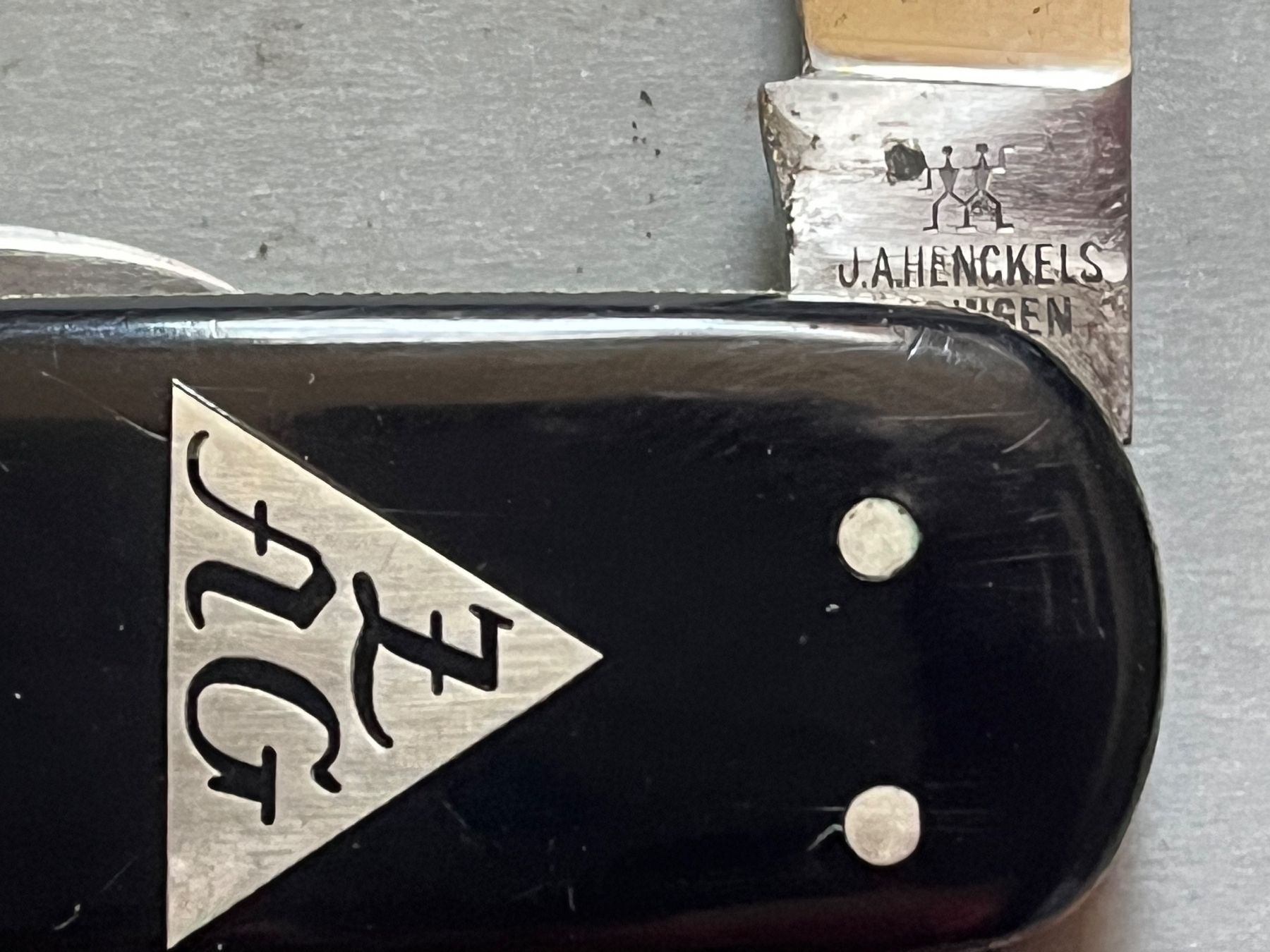 Solingen Coltelli tascabile: Sackmesser J.A. HENCKELS Solingen 83 mm – Usato da Zürich venduto da FV.vintage 3