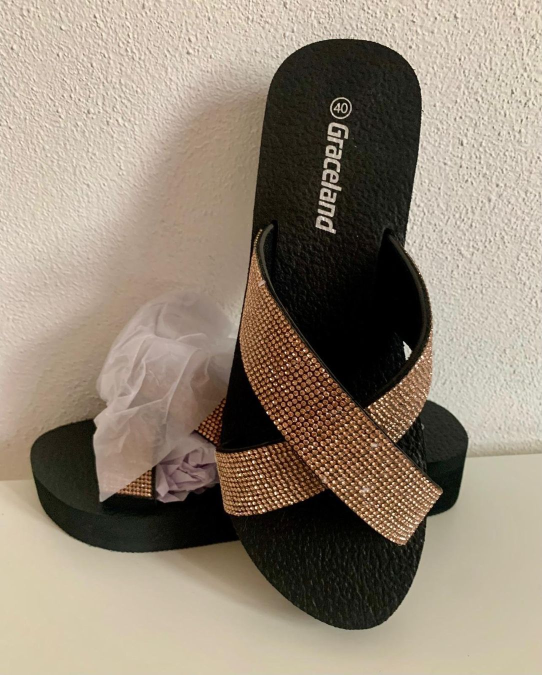 Scarpe da donna: BlingBling Pantolette rosé – Usato da Münchwilen TG venduto da Caroline_T. 1