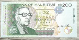 Maurice 200 Rupees UNC