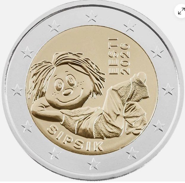 Alle Münzen: 2€ Estonie 2026 Sipsik UNC – Neu (gemäss Beschreibung) aus Montreux von altoby